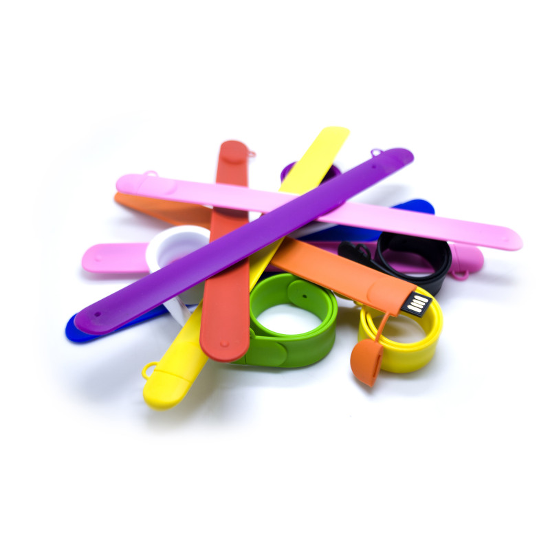 Флешка браслет 0993 USB 2.0 с логотипом 32 Gb